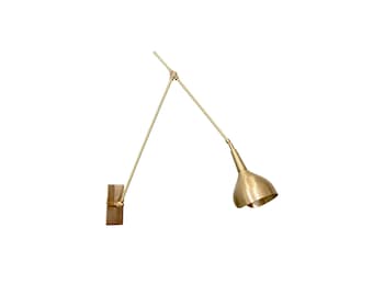 Handmade Vintage Inspired Toronto Cut Shade Wall Scones Raw Brass  Light Fixture