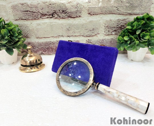 FREE Shipping Big Magnifier Jewelry Magnifying Glass W/ 3 Led Lamp