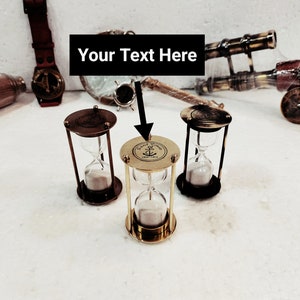 Exquisite Personalized Engraved Hourglass Home And Office Decor Sand Timer Customized With Your Message, Housewarming, Anniversary Present