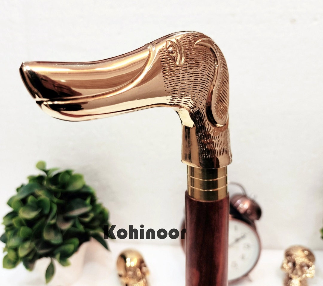 Walking Stick Dog Head Handle Walking Stick for Men and Women Etsy