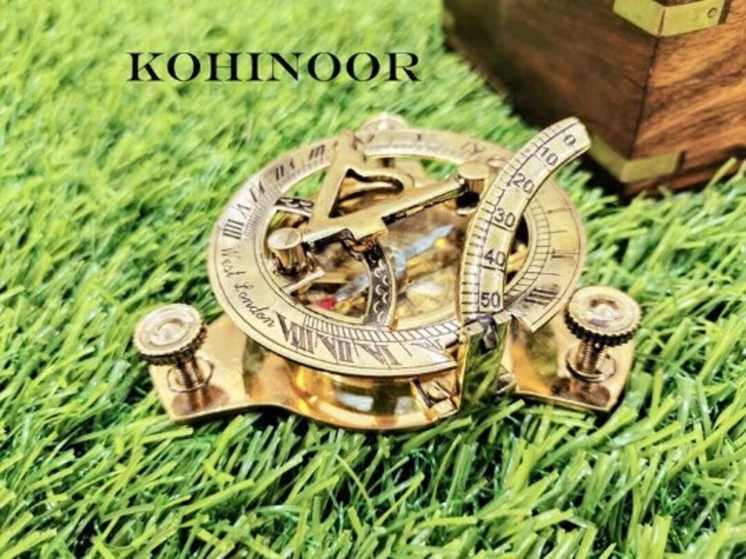 Personalized Compass Engraved Sundial Compass Customized With Etsy