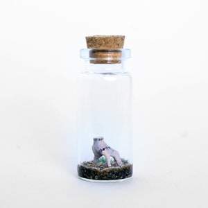 Thing Diorama in a glass bottle Wednesday Addams Family Thing Miniature, Best Creepy Gift for Gothic Home Decor & Horror Movie Art lovers3