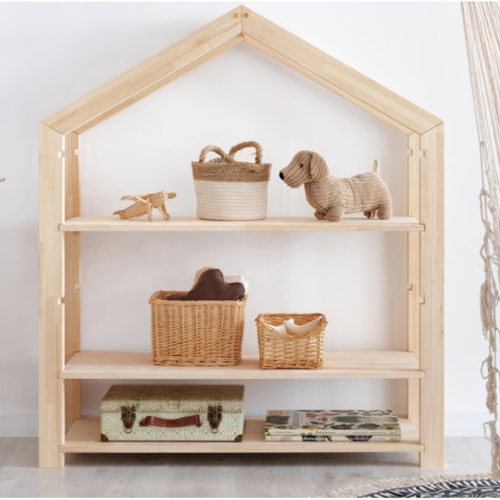 Children Bookshelf Kids Bookshelf Wooden Bookshelf Book Etsy