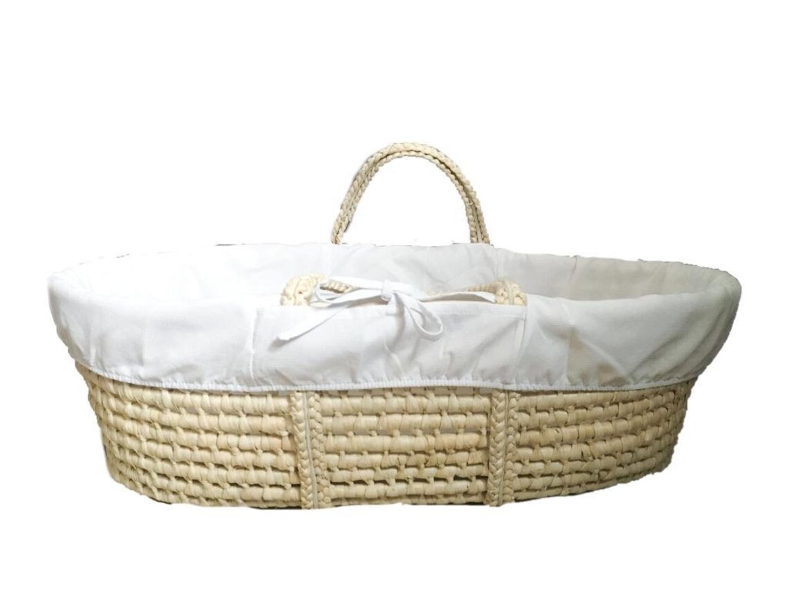 Moses Basket Cover Case For Baby Basket Crib Cotton Moses Etsy