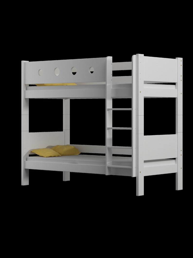 Bunk Bed For Kids with Drawer, Montessori House Bed, Wooden House Bed, Handmade Bed for Toddler, Kid House Bed, Wooden House Bed, KidsBed image 2