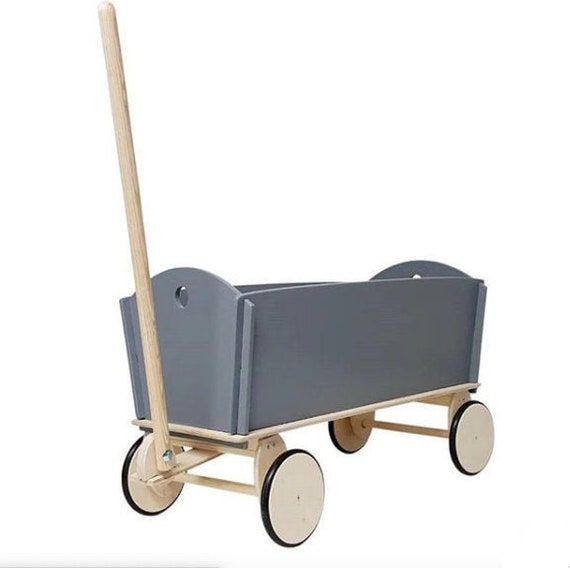 wooden baby wagon