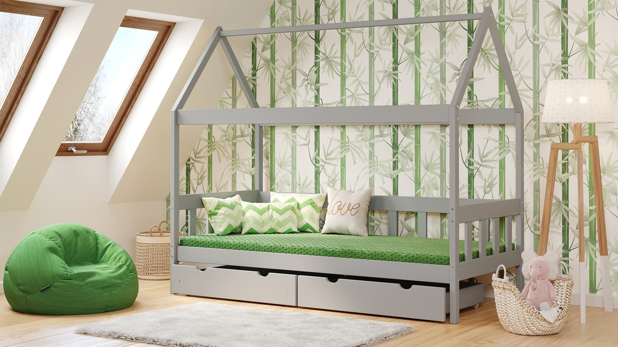 Kids bed in sales a bag full