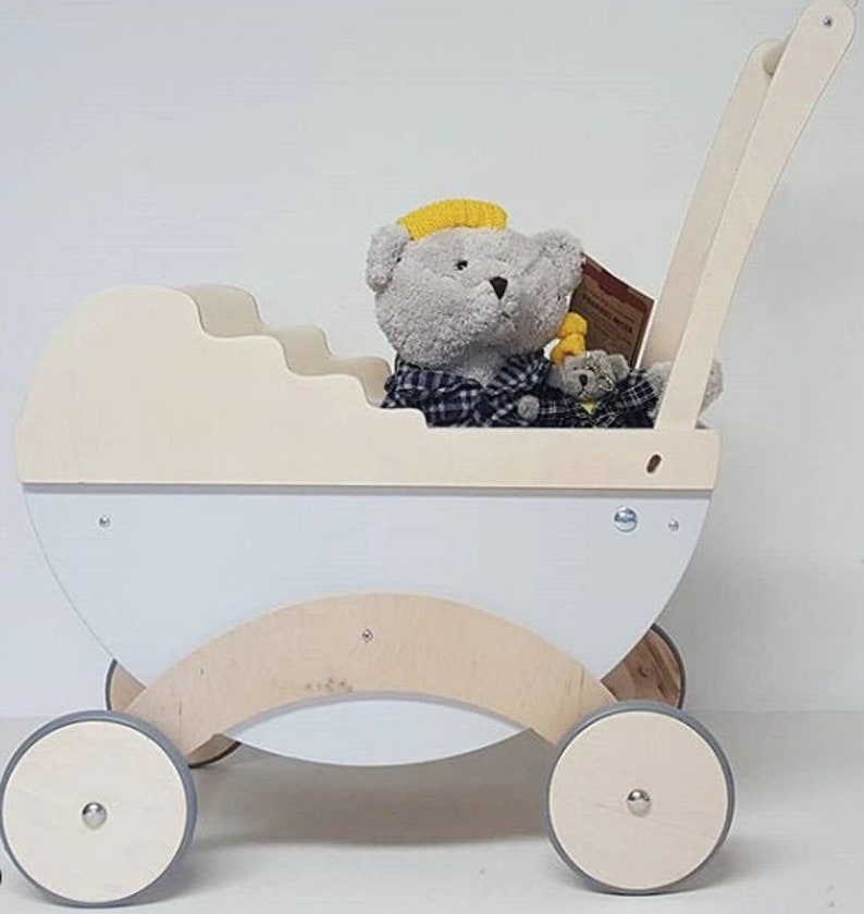 Personalised Wooden Toy Pram Handmade Toy Eco Toys Wood Etsy