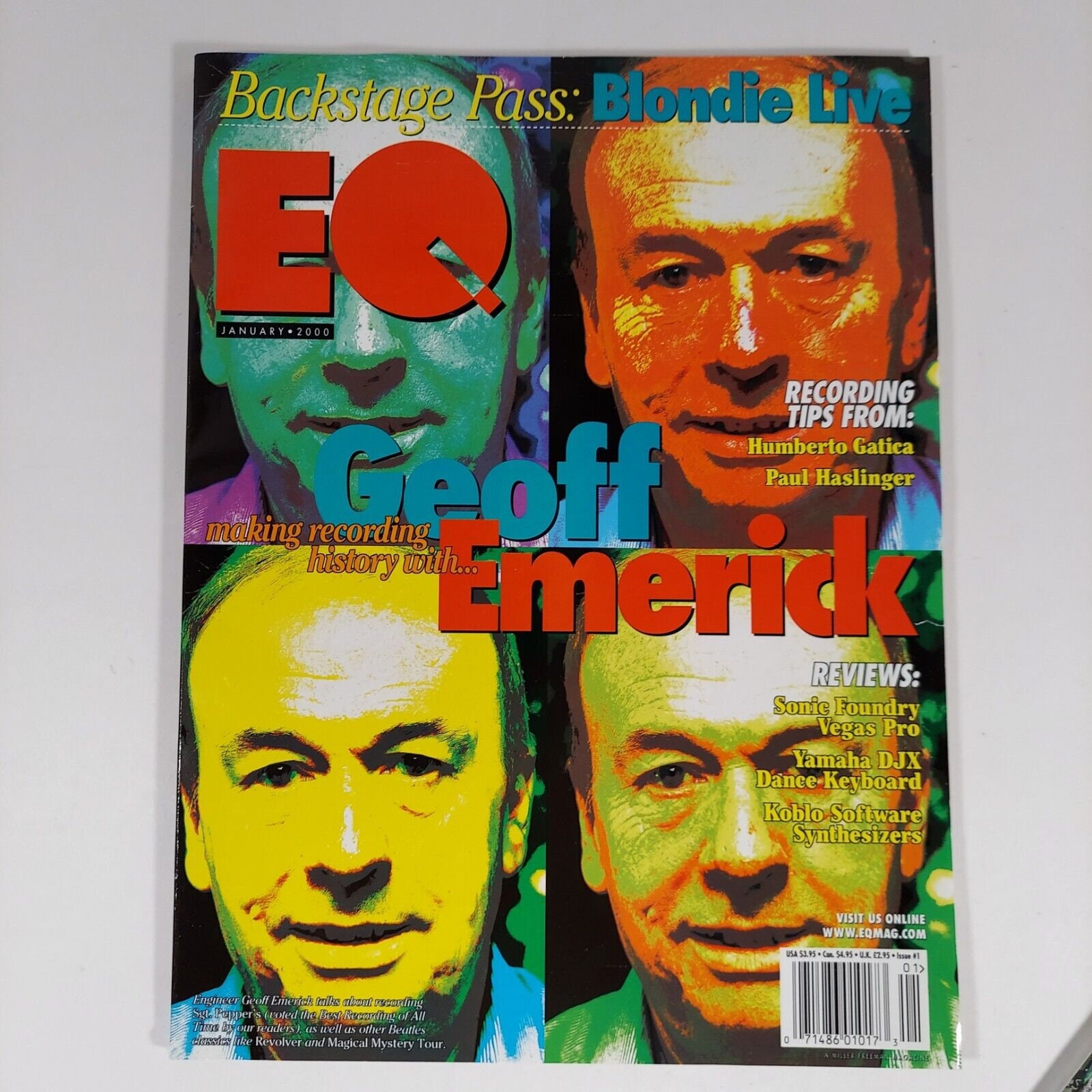 Vintage EQ Magazine Lot of 6 Issues 2000 2001 Music Recording Sound ...