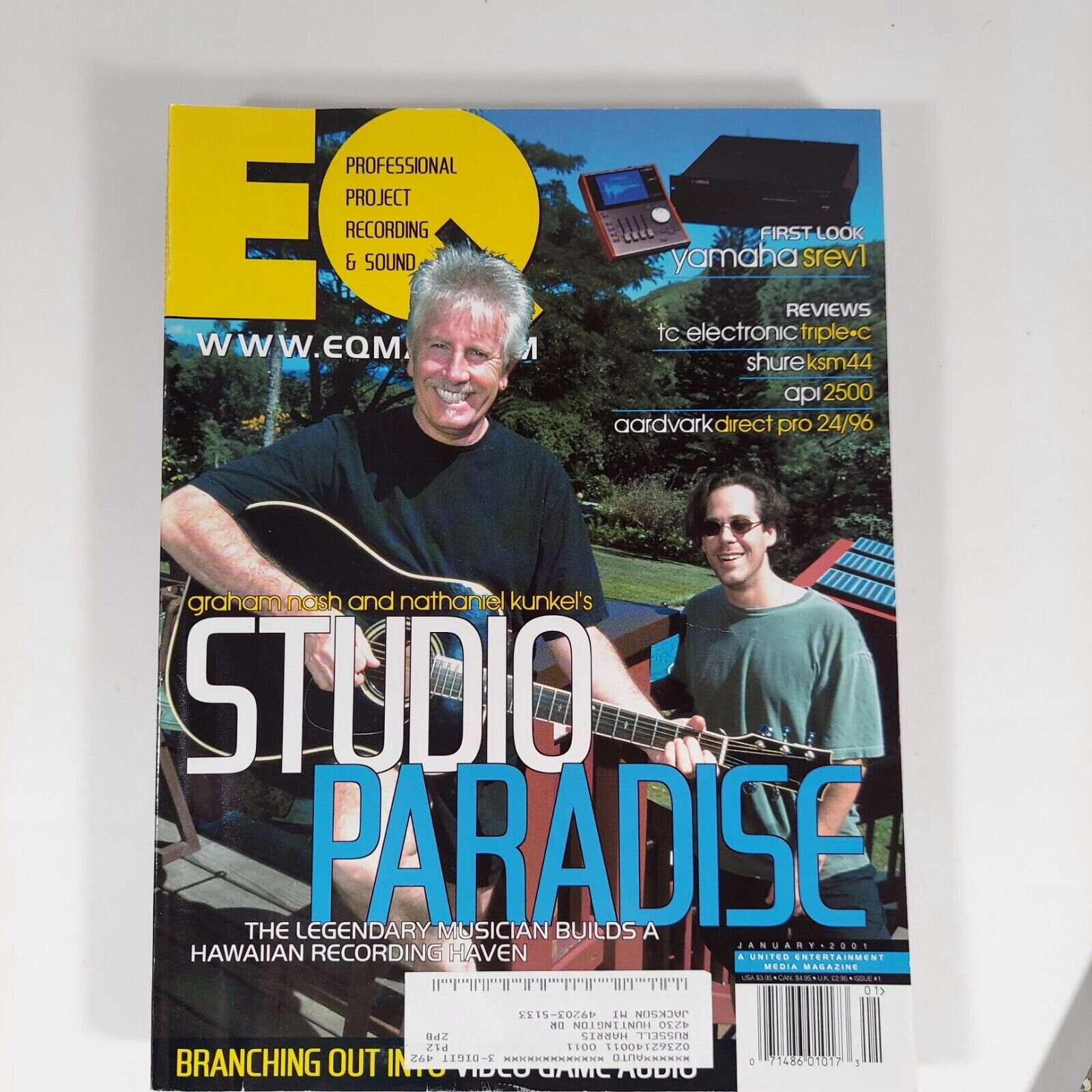 Vintage EQ Magazine Lot of 6 Issues 2000 2001 Music Recording Sound ...