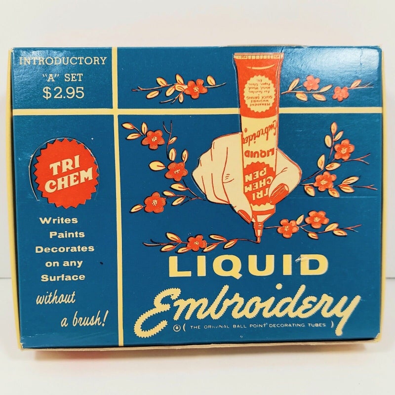 Tri Chem Liquid Embroidery Paints Kits Etsy