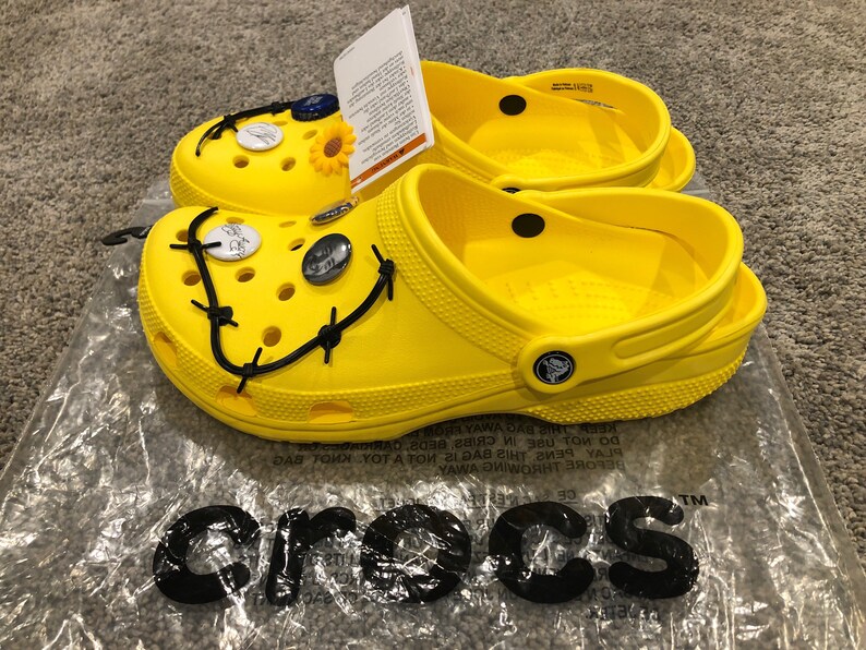 Post Malone Crocs jibbitz size 9 mens size 11 womens. Etsy