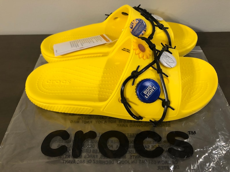 Post Malone Crocs x jibbitz Size 5 Etsy