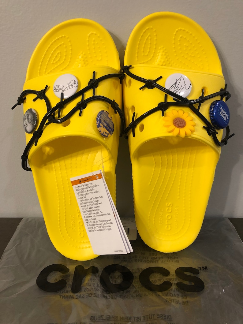 Post Malone Crocs x jibbitz Size 5 Etsy