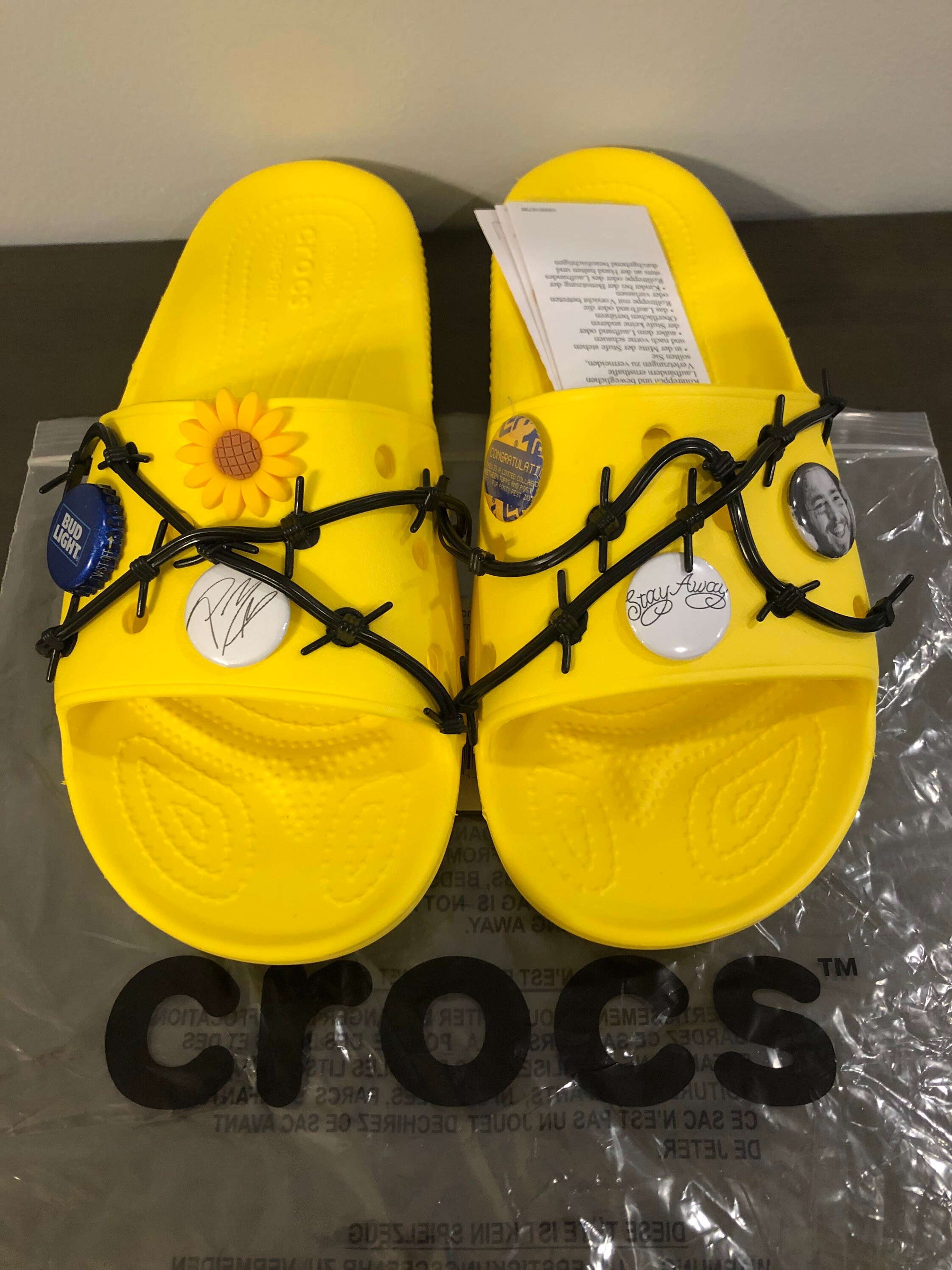 Post Malone Crocs x jibbitz Size 5 Etsy
