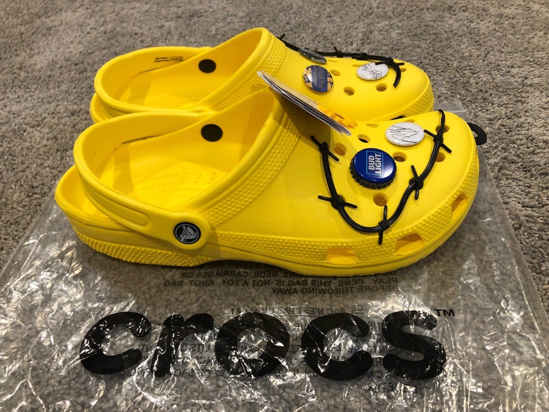 Post Malone Crocs jibbitz size 9 mens size 11 womens. Etsy