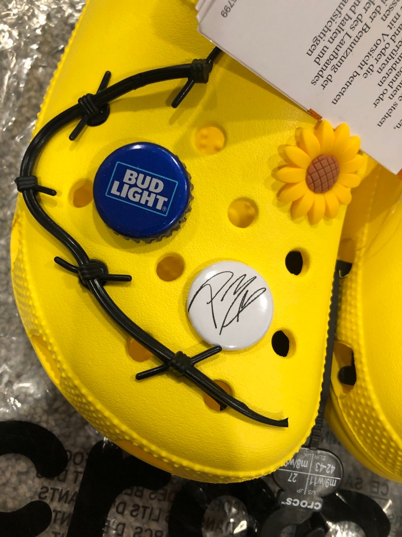 Post Malone Crocs jibbitz size 9 mens size 11 womens. Etsy