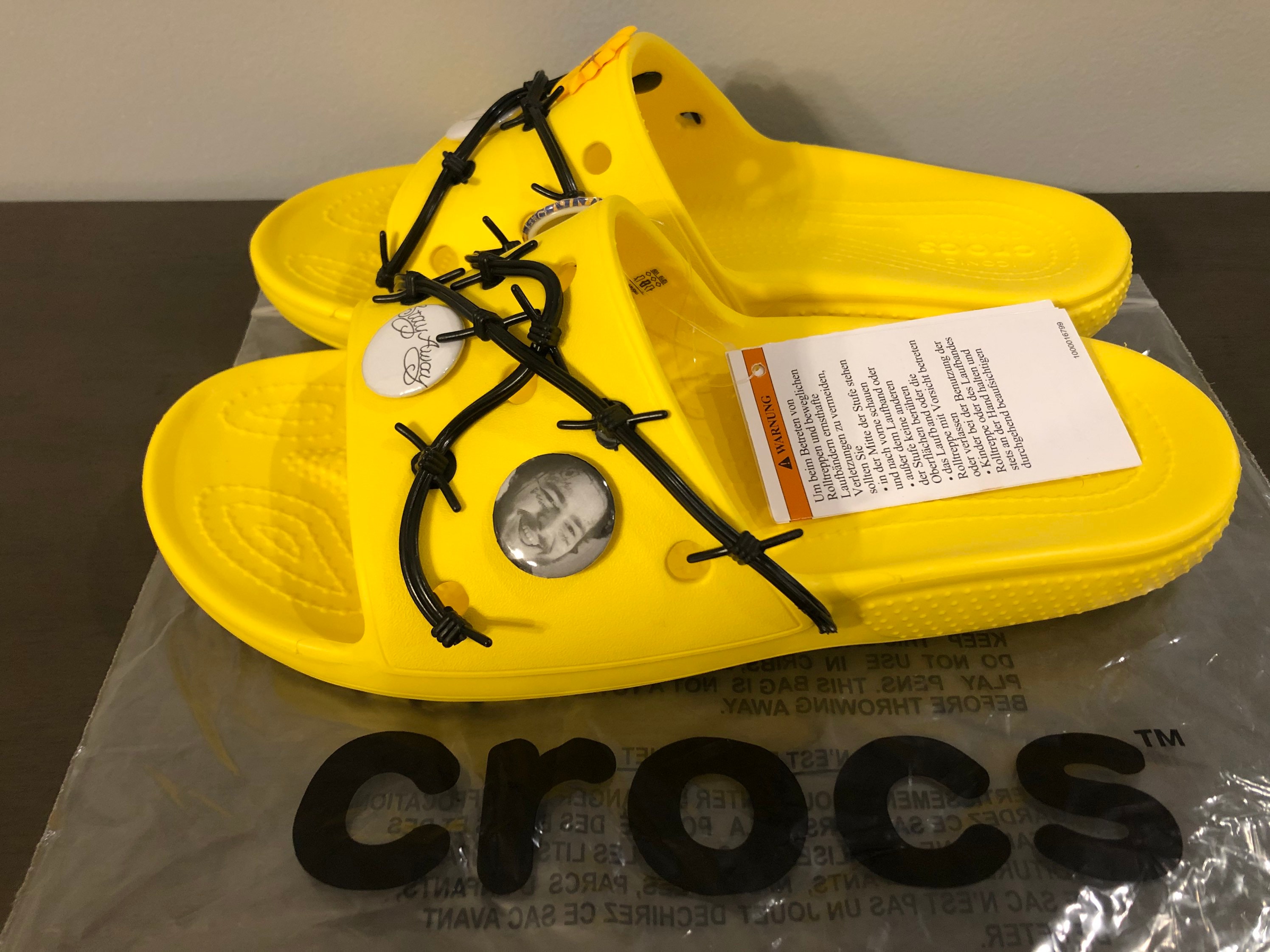 Post Malone Crocs x jibbitz Size 6 Etsy