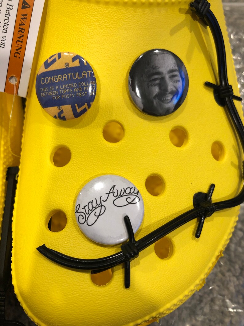 Post Malone Crocs jibbitz size 9 mens size 11 womens. Etsy