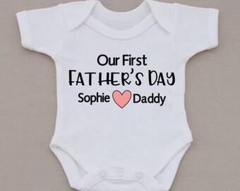 our first fathers day baby grow