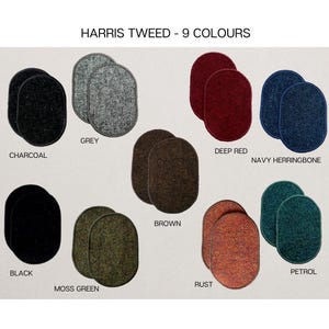 Coudières Harris Tweed®, Patchs pour veste, coudières, Patch de réparation, Patchs à coudre, Patchs de raccommodage faits main, Réparation de pull
