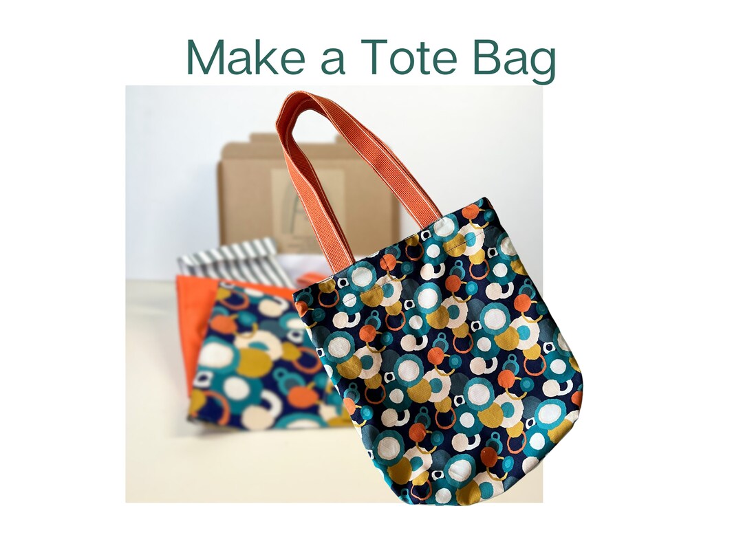 Make a Tote Bag Learn to Sew Sew Your Own Bag Kit Sewing Etsy