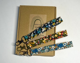 Liberty Tana Lawn Wristlet Key Chain Kit: Beginner Sewing Project