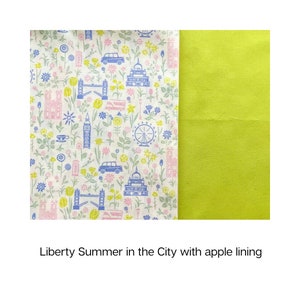 Make your own Japanese Knot Bag, Letterbox Gifts, Sew your own craft kit, Sewing tutorial, Liberty Fabrics Summer in the City