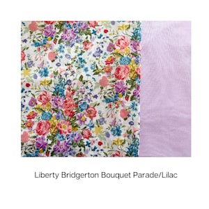 Japanese Knot Bag Sewing Kit Beginner: DIY Craft Project Liberty Bouquet