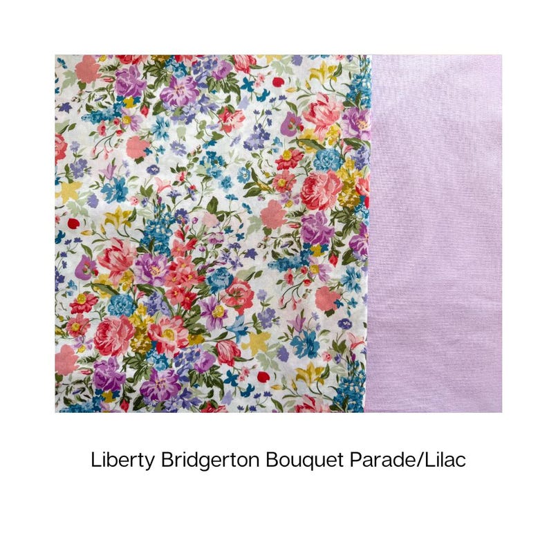 Japanese Knot Bag Sewing Kit Beginner: DIY Craft Project Liberty Bouquet