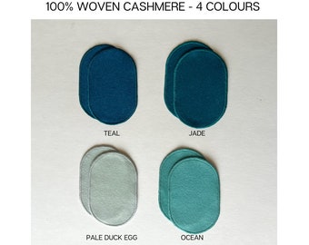 Cashmere Elbow Patches, Mending Patches for Sweater, Jacket Repair Patches, Sew on Elbow Patches