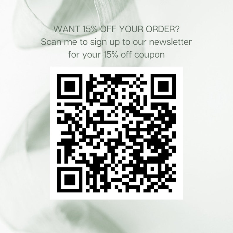 Image of QR code for 15% off Sewing Kits