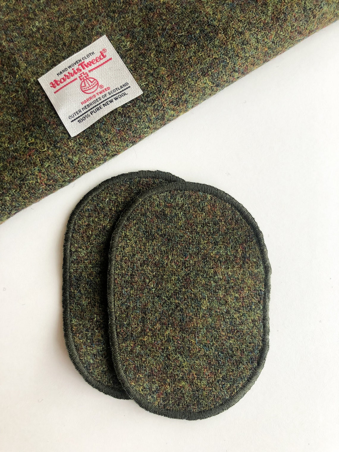 Harris Tweed Elbow Patches Jacket/Jumper Elbow Patch Etsy