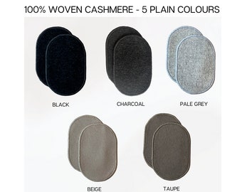 Cashmere Elbow Patches, Mending Patches for Sweater, Jacket Repair Patches, Sew on Elbow Patches