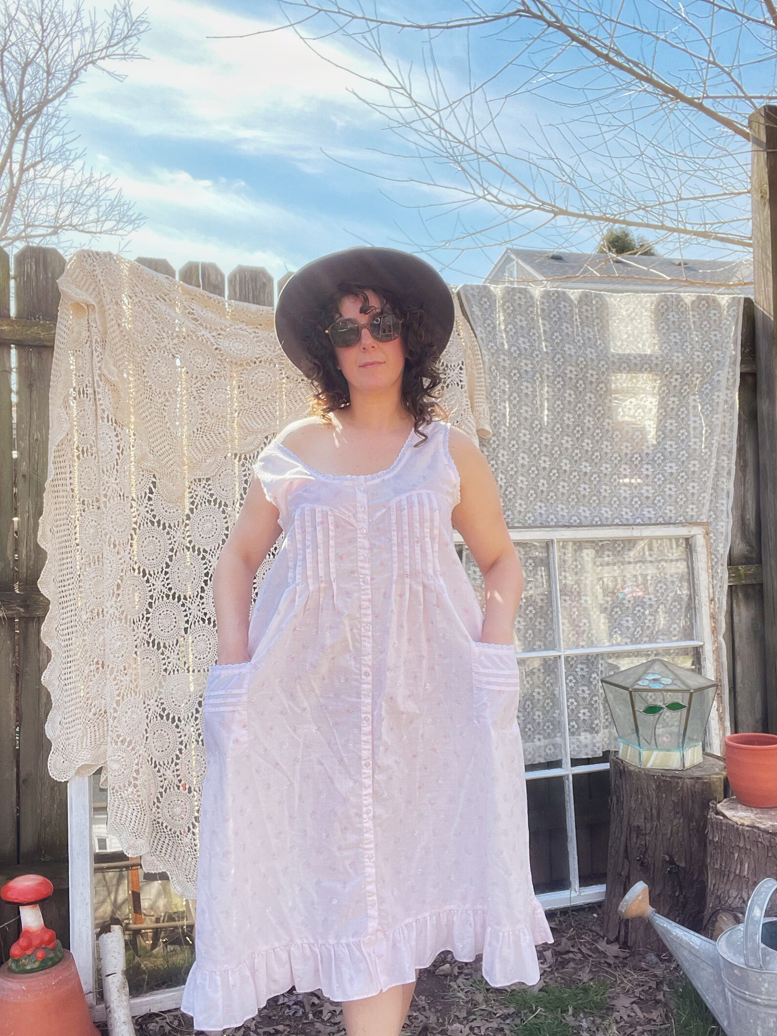 flowy nightgown