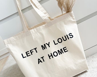 Left my louis at home Geschenkidee Mama Oma Tante Jutebeutel Weihnachten JGA Braut Brautjungfern Fairtrade rettet die Welt kein Plastik