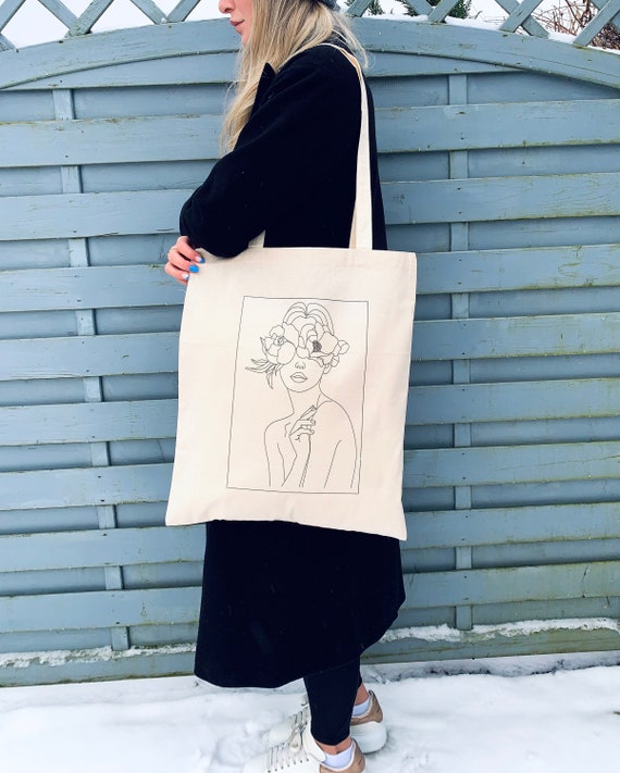 Fairtrade Jute Bag, Fabric Bag, 100% Cotton, Shopping Bag, Shopper