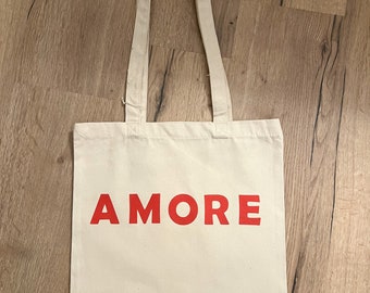 Jute bag, jute bag, 100% cotton, shopping bag, shopping bag, beach bag, jute bag, fair trade, safe the world, Amore,