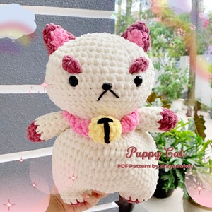 Crochet Pattern - Puppy Cat from Bee and PuppyCat Animated Series | Eskyanolvia