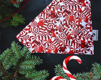 Luxury dog bandana - Christmas candyland