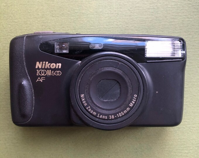 Nikon Zoom 500 AF Point&shoot 35mm Film Camera Working Compact Etsy