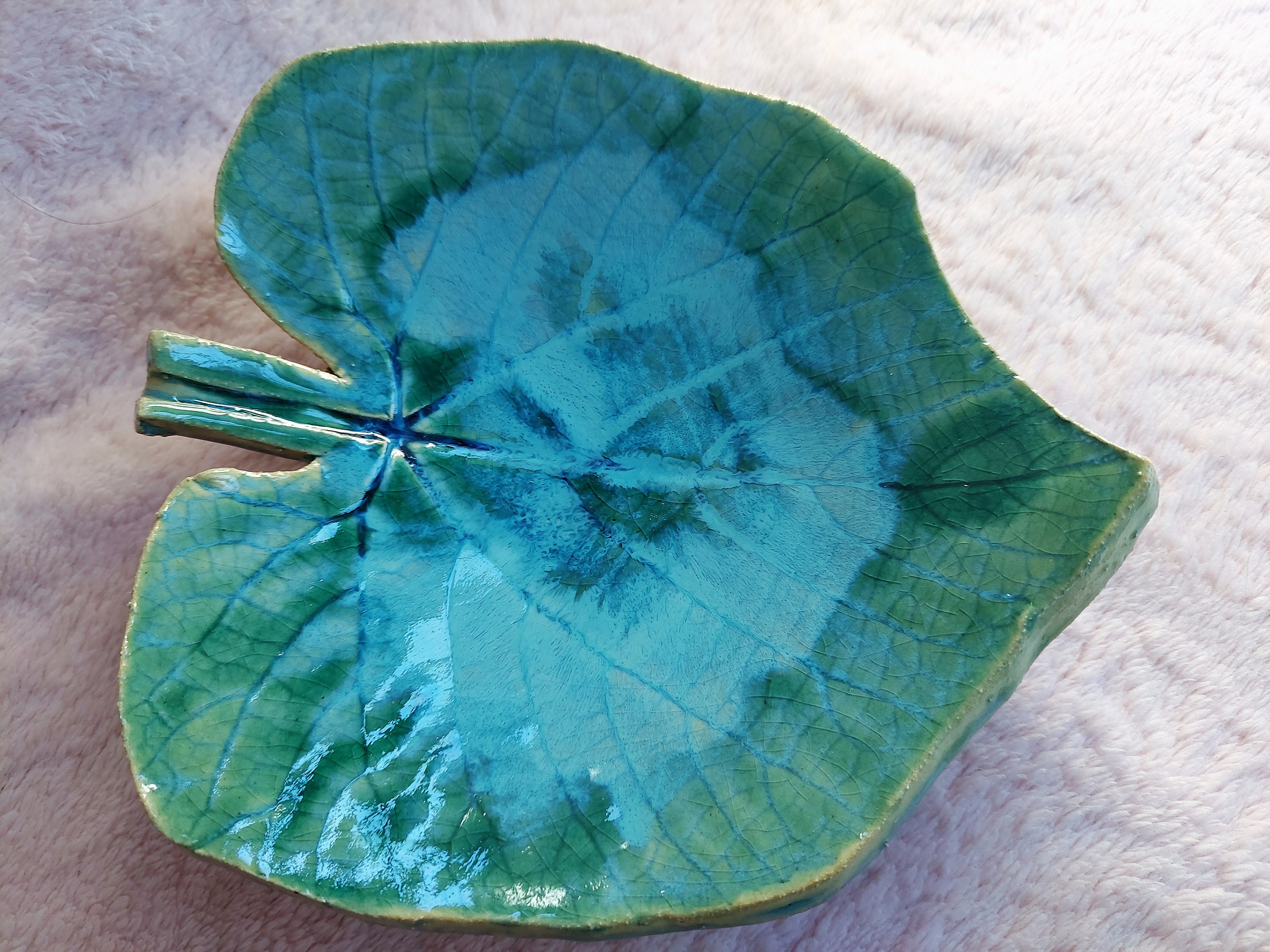 LeafShaped Platter Decorative Serving Plate Dinnerware Etsy 日本