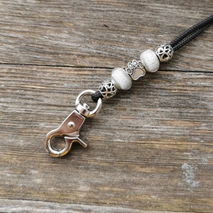 Whistle strap for dog whistles, lanyard, key ring