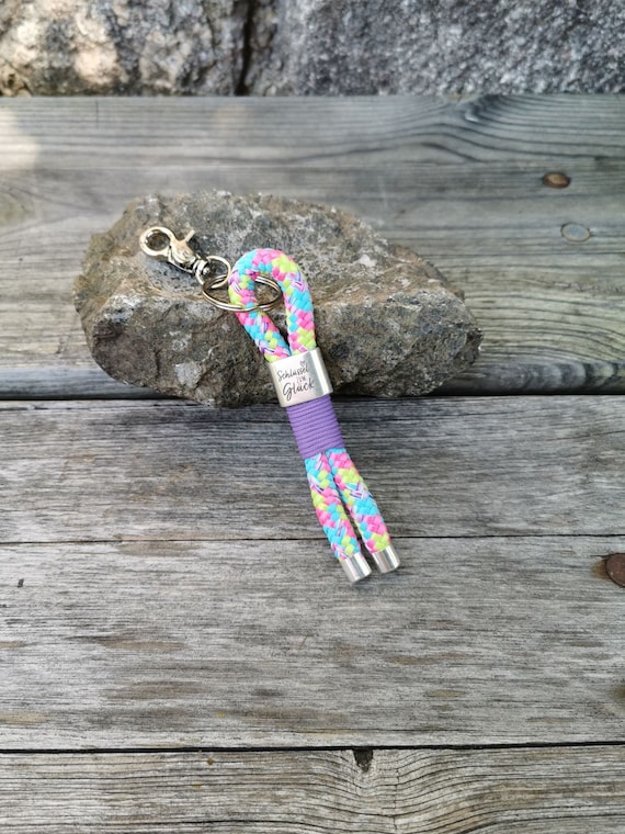 Keychain key to Happiness Made of Dew, Sailing Rope, Accessories, PPM Rope,  Lanyard 