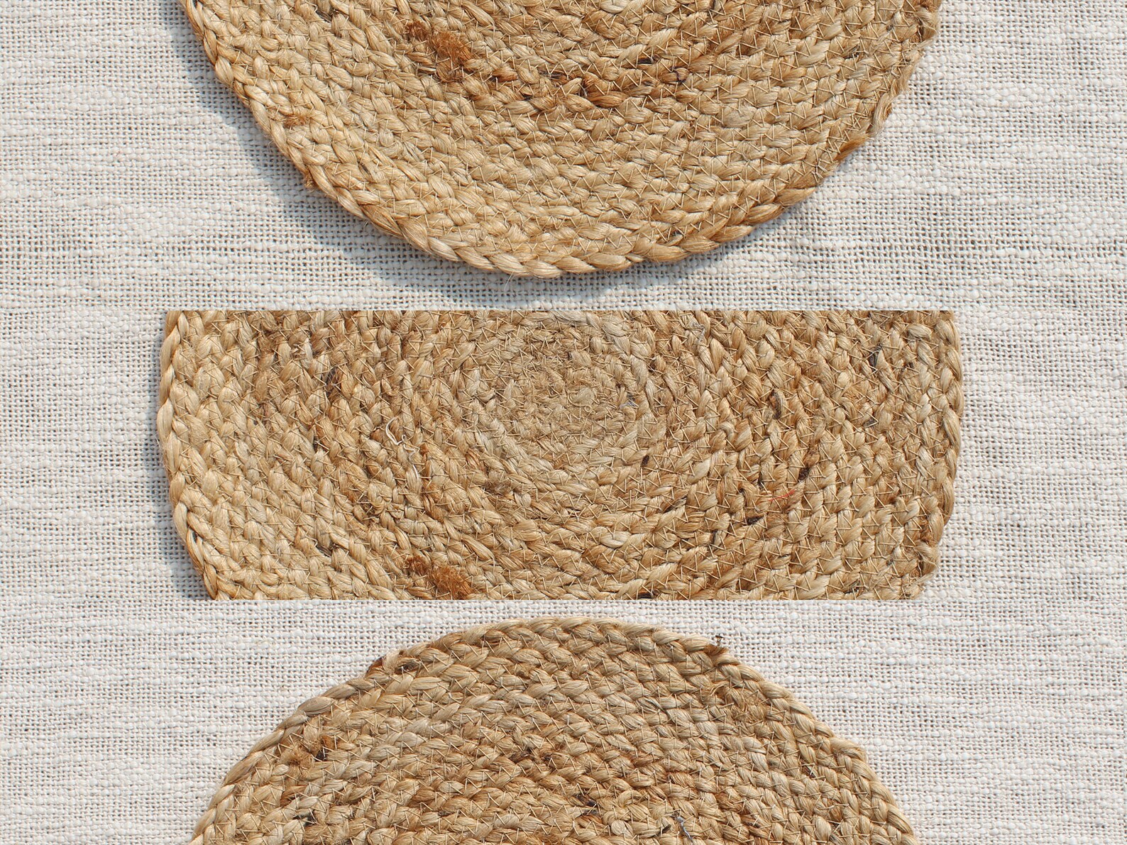 Handmade Jute Placemat 12 Inch Round Rustic Jute Placemats Etsy