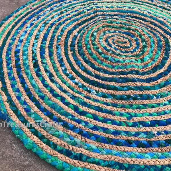 Large Round Rug - Etsy