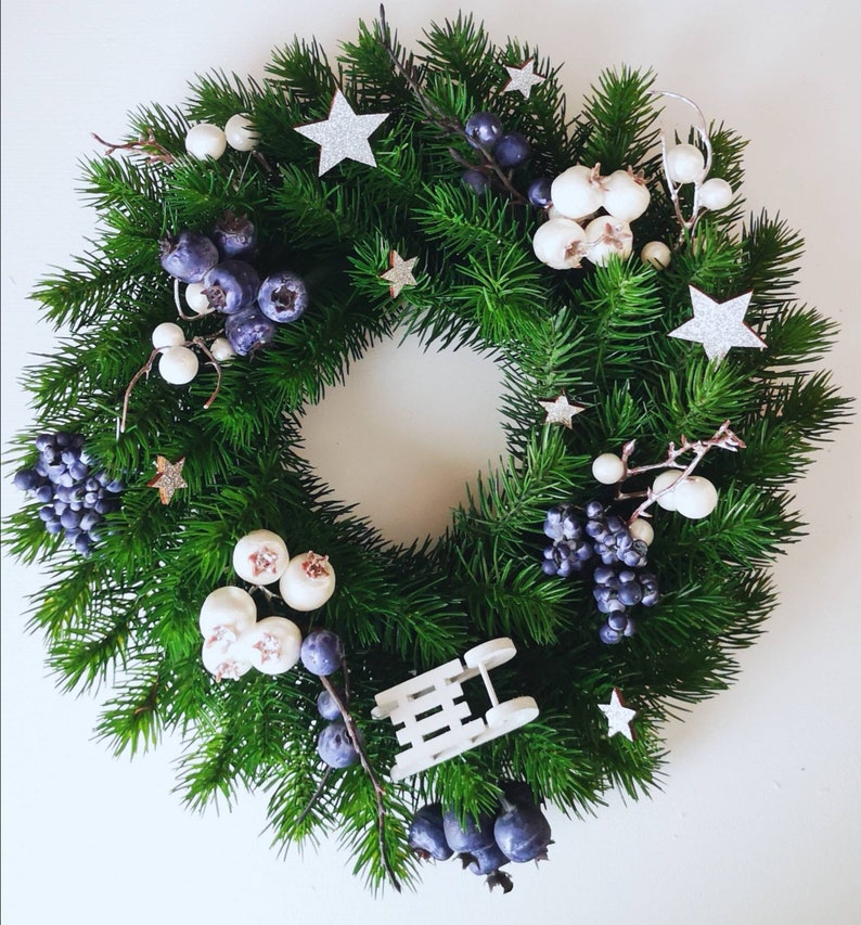 Christmas wreath for front door - Winter wreath for home decor - Christmas wreath for front door - Winter wreath for home decor -