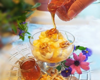 Miel brut, fleur sauvage grecque 100% naturel