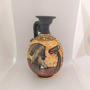 Greek mythology jug 19cm, Athena, Dionysus, Aphrodite ancient Gods image 1