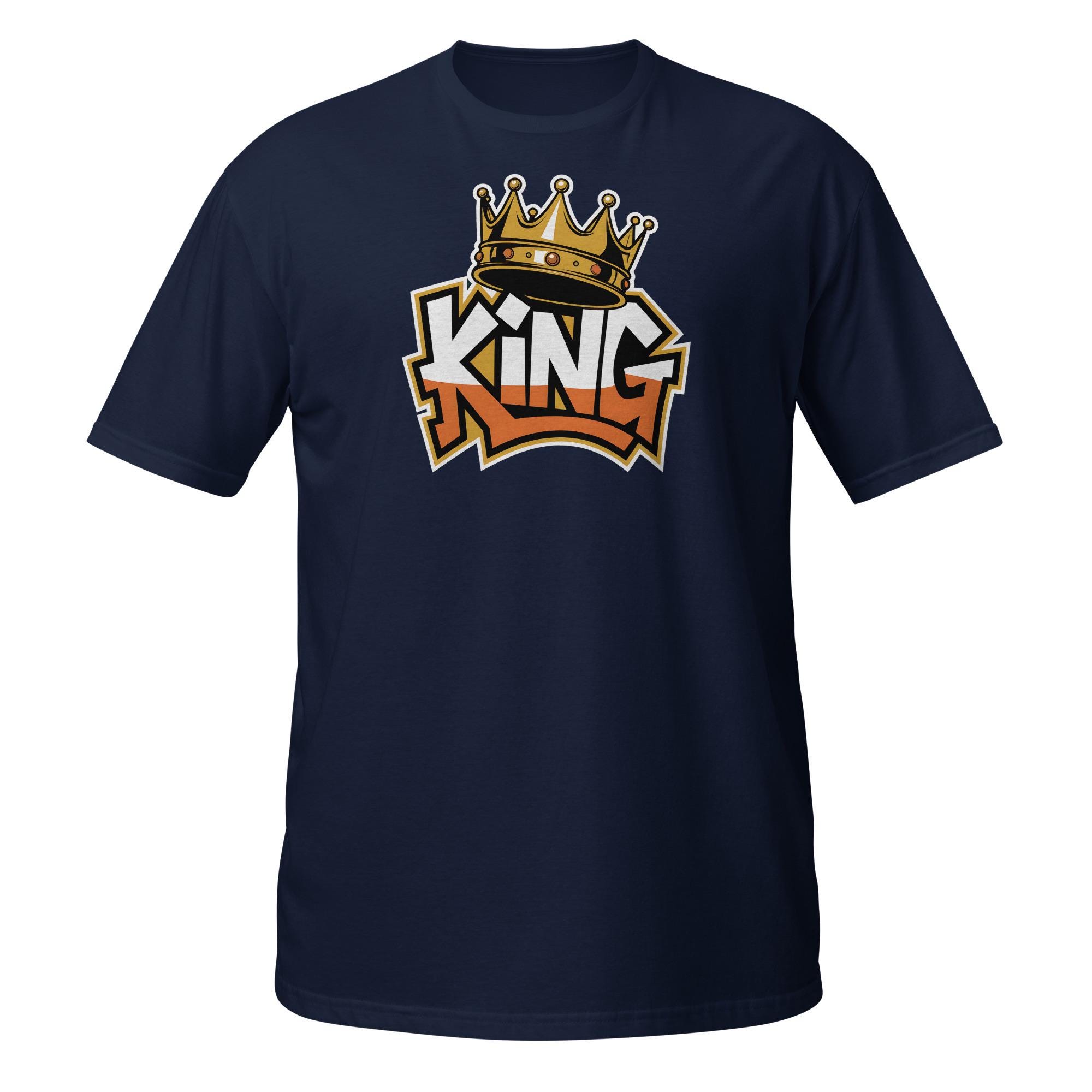 King Graffiti Style Crown T-shirt - Bold Urban Streetwear Design